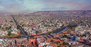 Jaipur City Aerial View