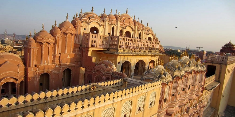 Top view of Hawa Mahal