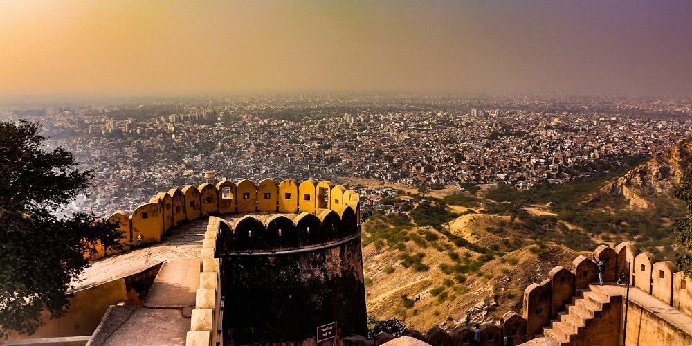 Nahargarh fort city view