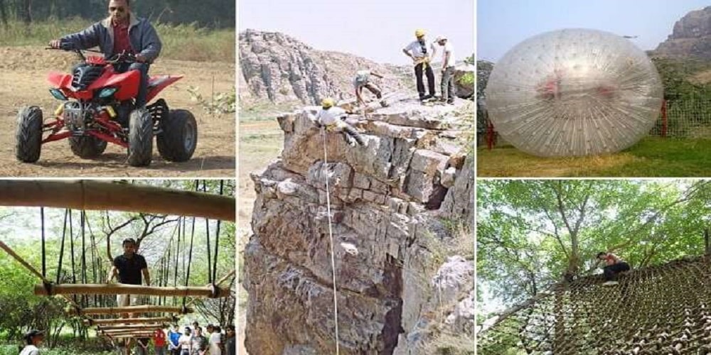 Adventure activities at Camp wild Dhauj