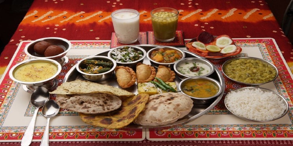 Thali at Chokhi Dhani