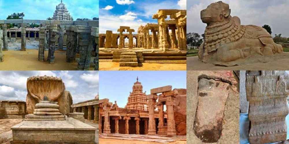 Lepakshi praise the might of Lord Shiva, Vishnu and Veerabhadra.