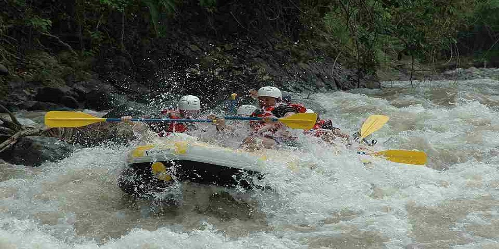 River Rafting in River at Almora Hill Station Uttarakhand