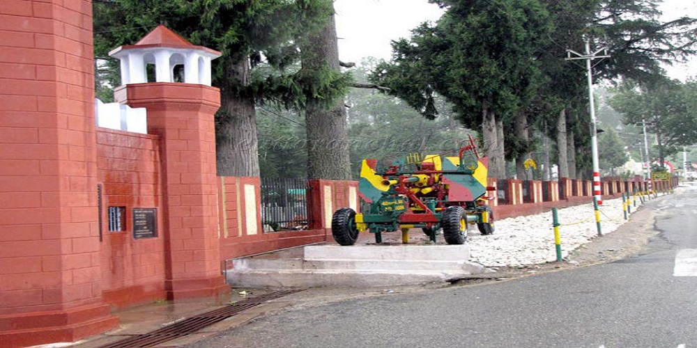 Set up by the Kumaon Regiment of Indian Army
